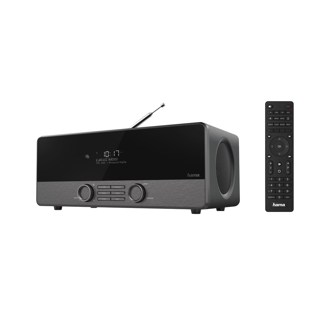 Hama DIR3120 Portable Digital Black, Grey – image 1