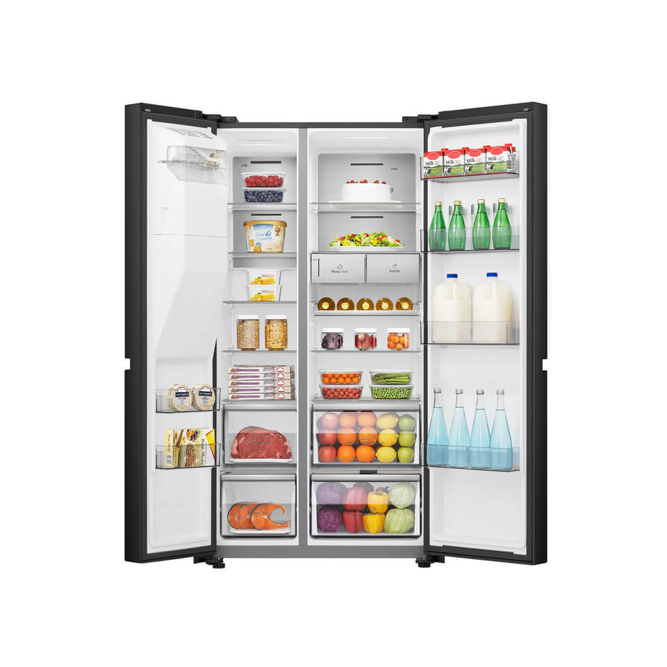 Hisense H780SB-IDL side-by-side refrigerator Freestanding – image 4