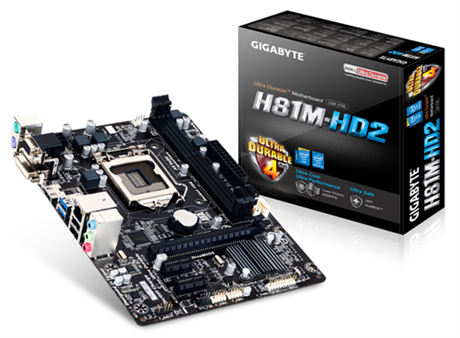 GIGABYTE GA-H81M-HD2 motherboard Intel® H81 LGA 1150 (Socket H3) micro ATX – image 1