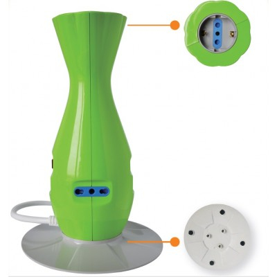 Techly Table Desk Smart Power Strip 5-ports USB Green – image 7