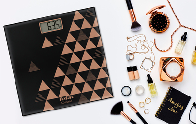 Tefal PP1151 personal scale Square Black, Copper Electronic personal scale – image 4