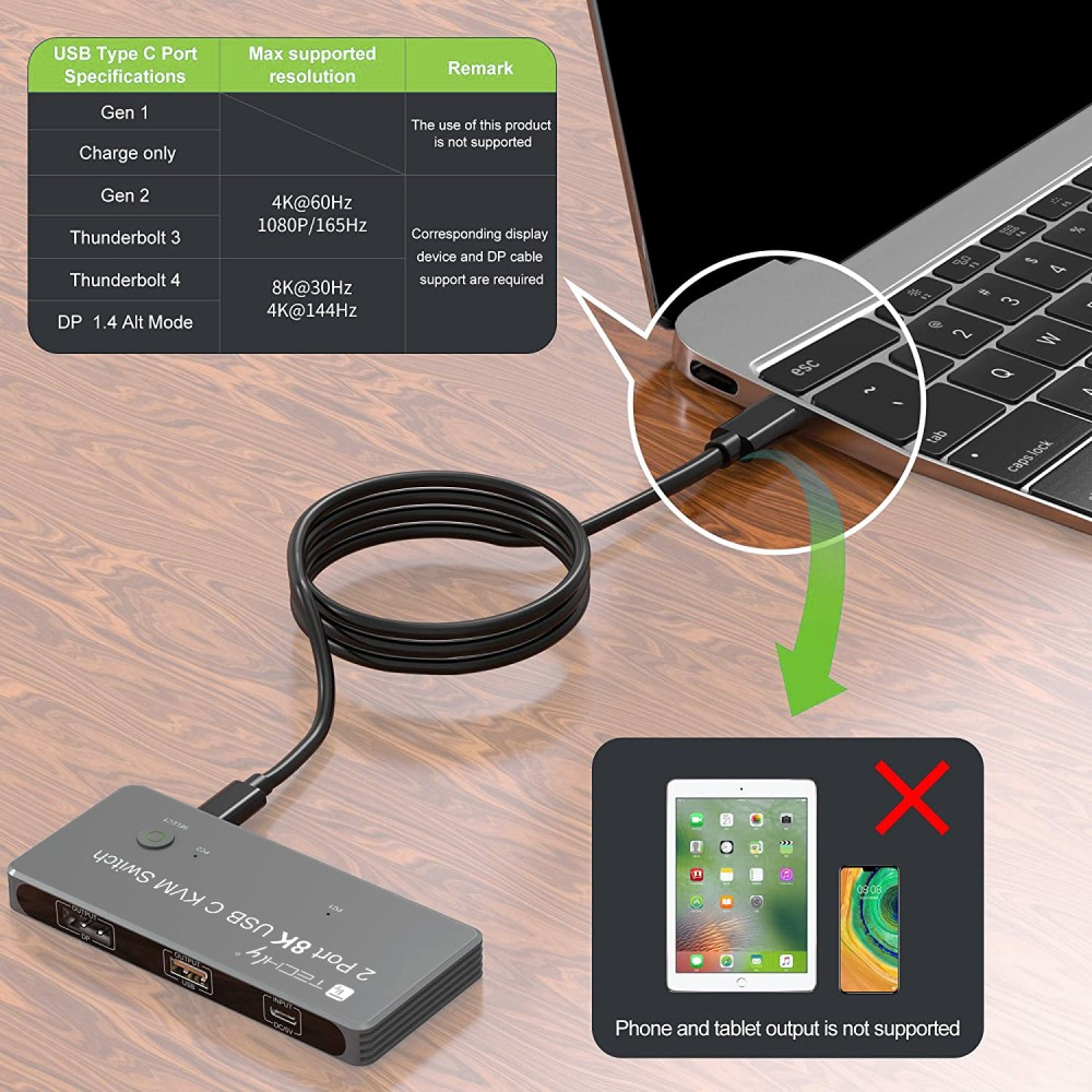 Techly IDATA KVM-DPC8K – image 5