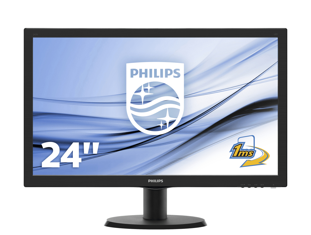 Philips V Line LCD monitor with SmartControl Lite 243V5LHAB/00 – image 1