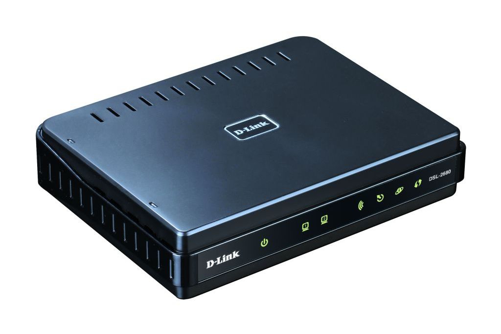 D-Link DSL-2680/E wireless router Fast Ethernet Black
