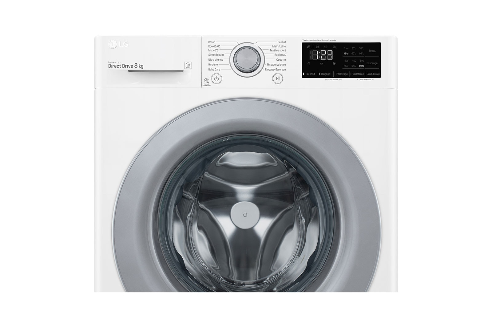 LG F84N24WH washing machine Front-load – image 4