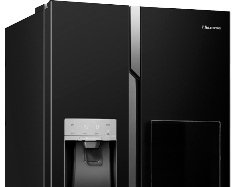 Hisense RS694N4BB1 side-by-side refrigerator Freestanding – image 2