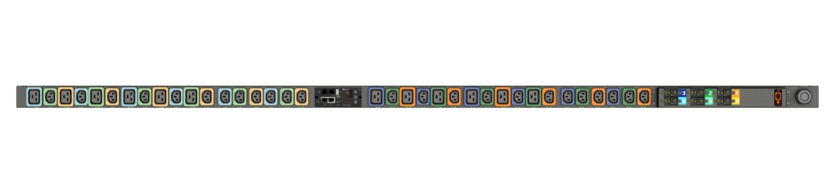 Vertiv Geist MNS3EGW1-36PNB3-3TL56A0A10-S-A power distribution unit (PDU) 36 AC outlet(s) 0U Black