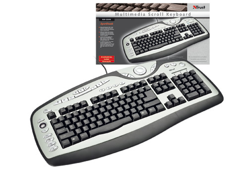 Trust Multimedia Scroll Keyboard KB-2200 DE – image 2