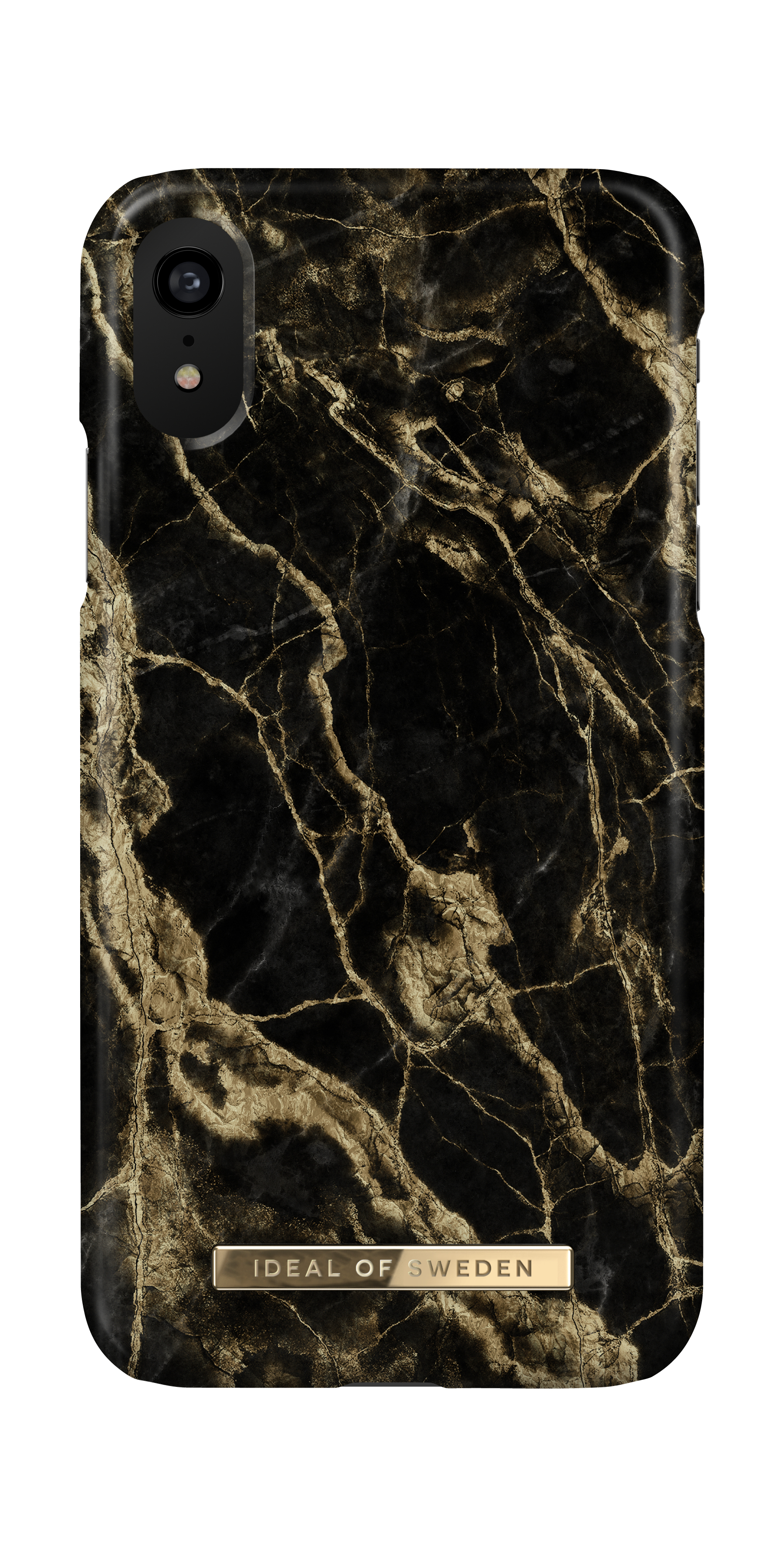 iDeal of Sweden Printed Case iPhone XR Golden Smoke Marble – image 3