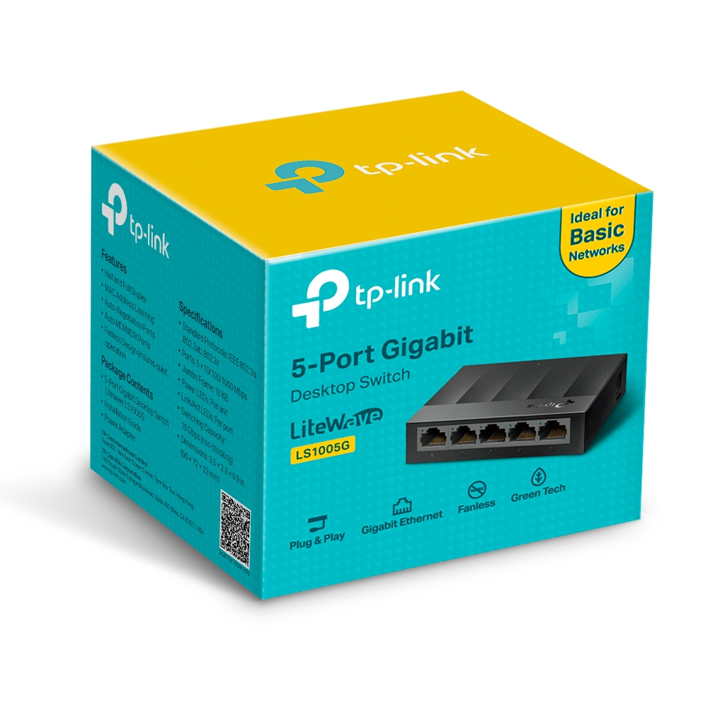 TP-Link 5-Port 10/100/1000Mbps Desktop Network Switch – image 5