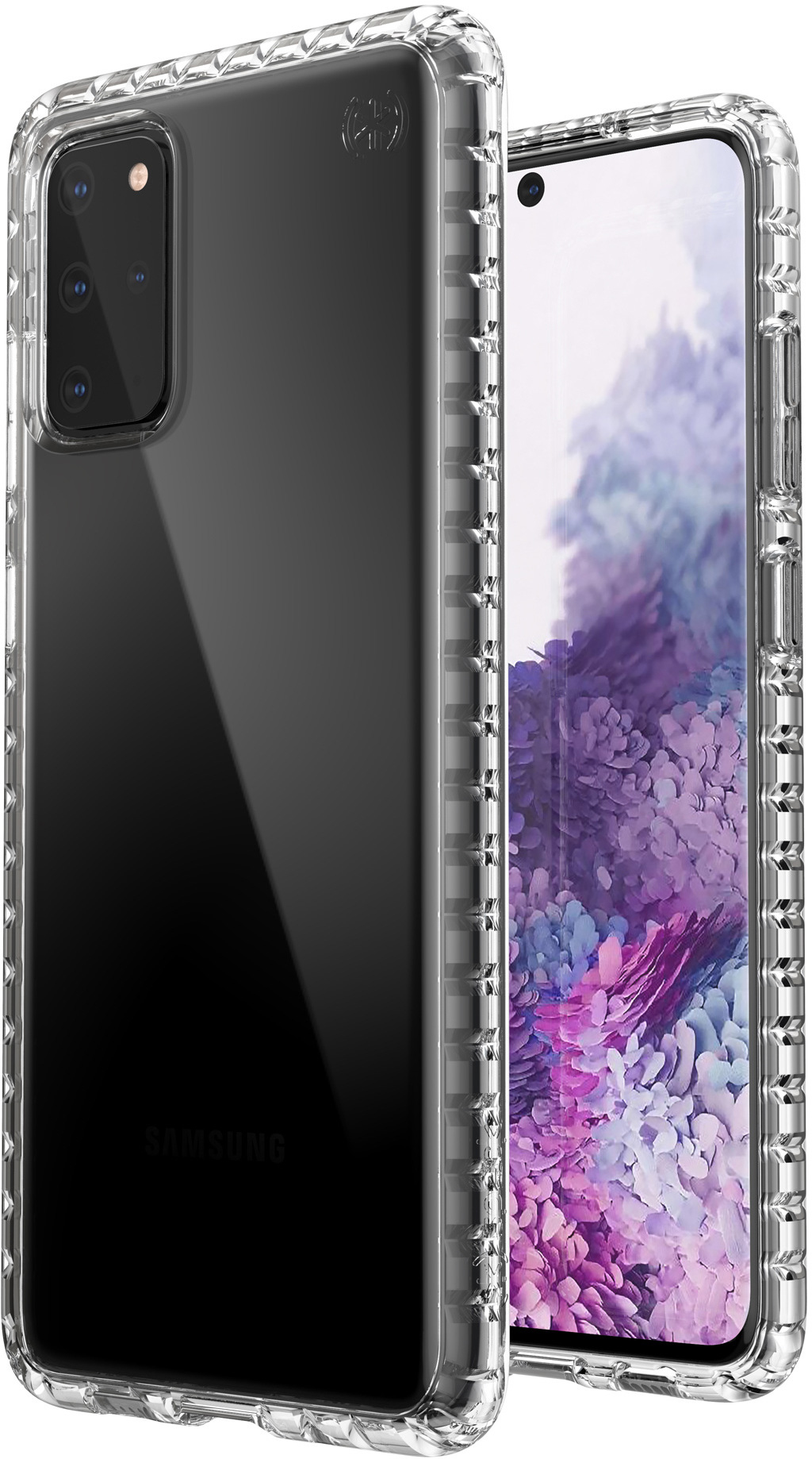 Speck Presidio Perfect Clear - with Impact Geometry - Samsung Galaxy S20 Plus Clear – image 5