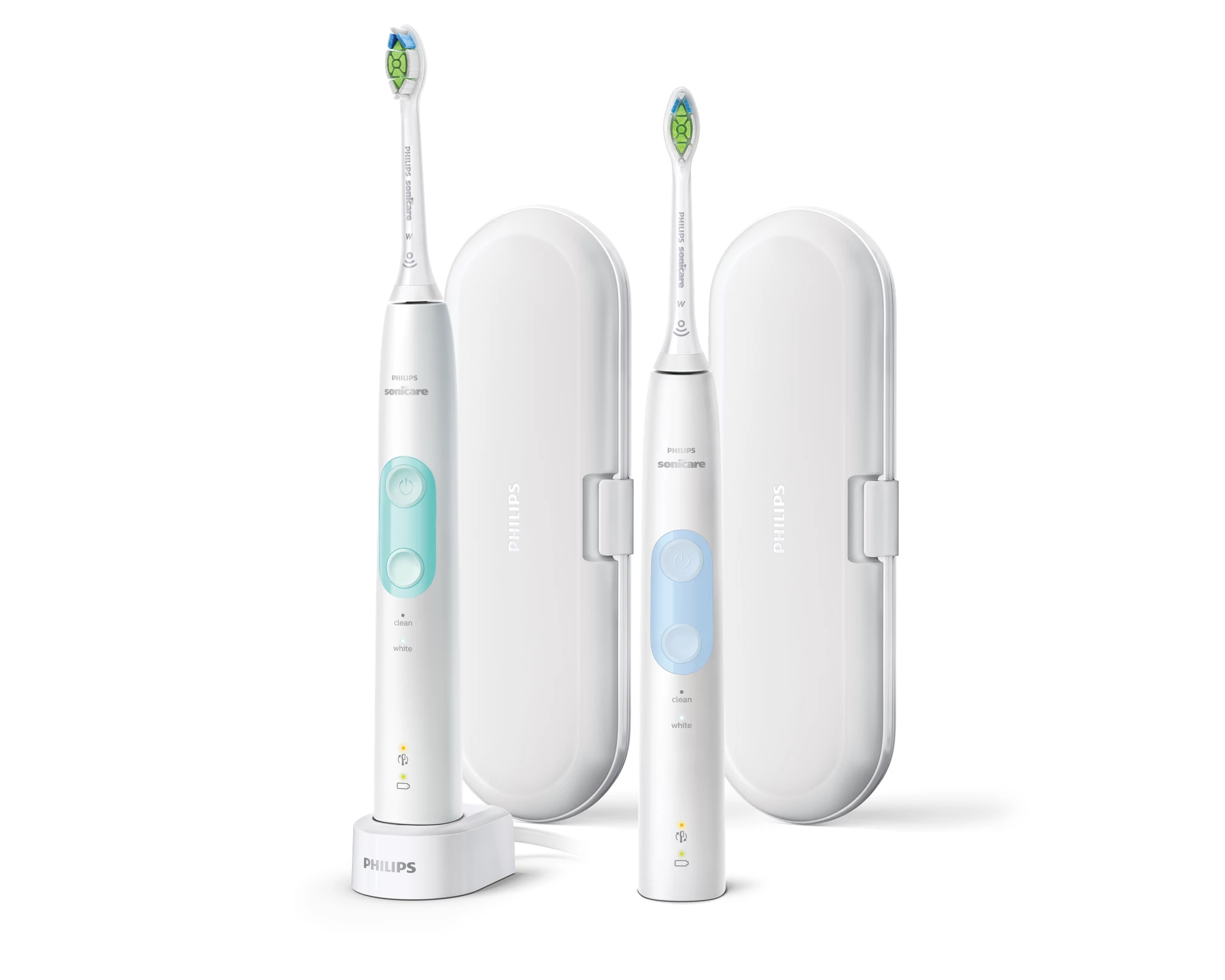 Philips 4500 series HX6837/34 electric toothbrush Adult Sonic toothbrush Blue, White