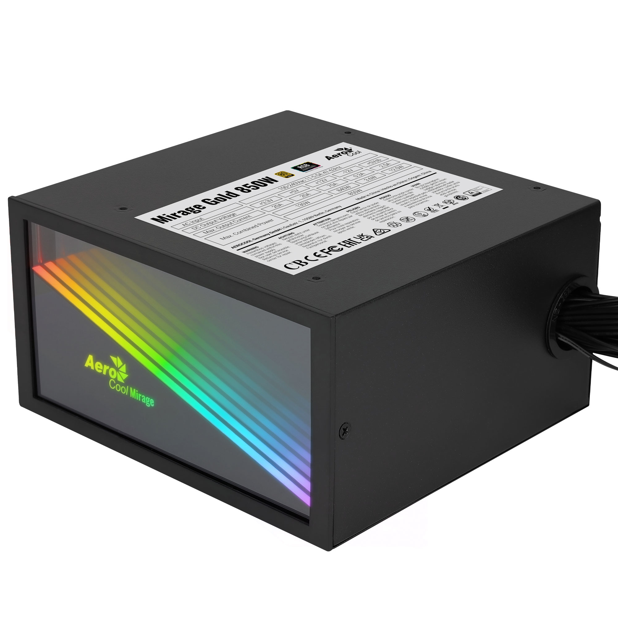 Aerocool MIRAGEGOLD850 PC Power Supply