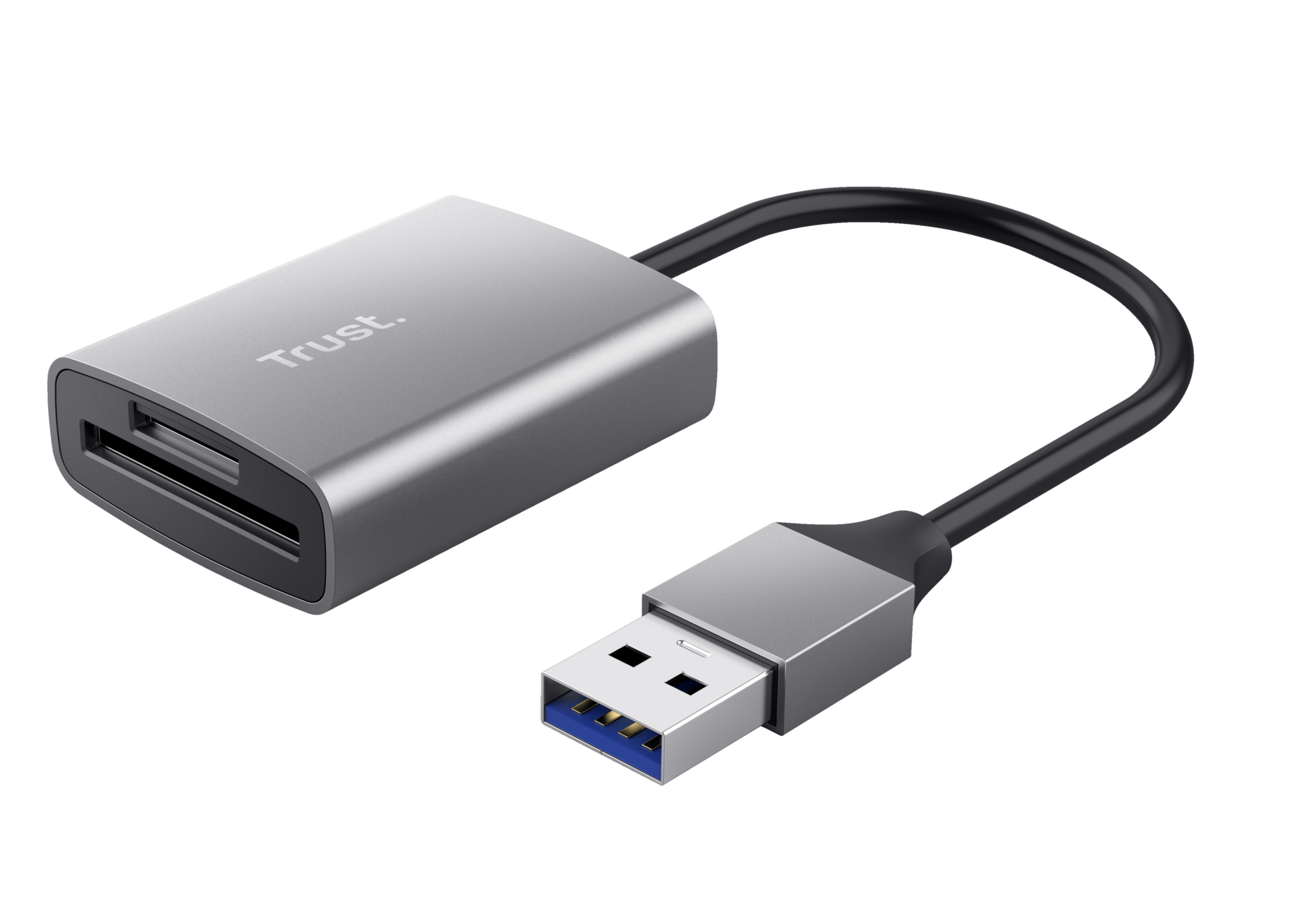Trust Dalyx card reader USB 3.2 Gen 1 (3.1 Gen 1) Aluminium
