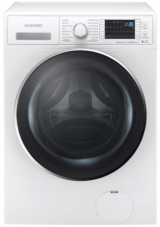 Daewoo DWD-ELD1432 washer dryer Freestanding Front-load White