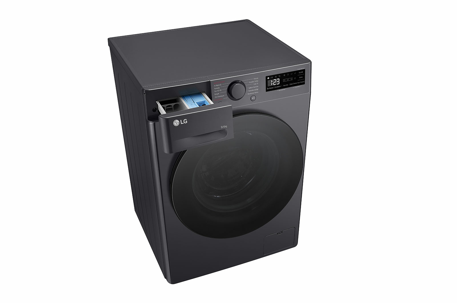 LG F4Y5VRPYJ washer dryer Freestanding Front-load Silver – image 9