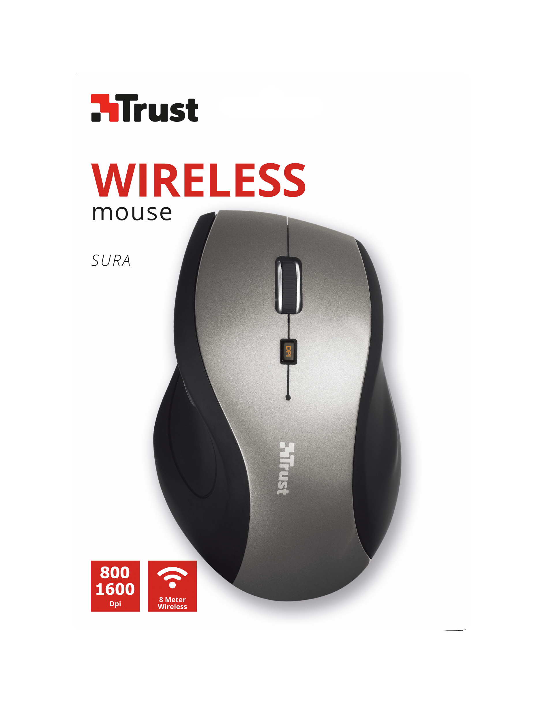 Trust Sura mouse Office RF Wireless Optical 1600 DPI – image 5