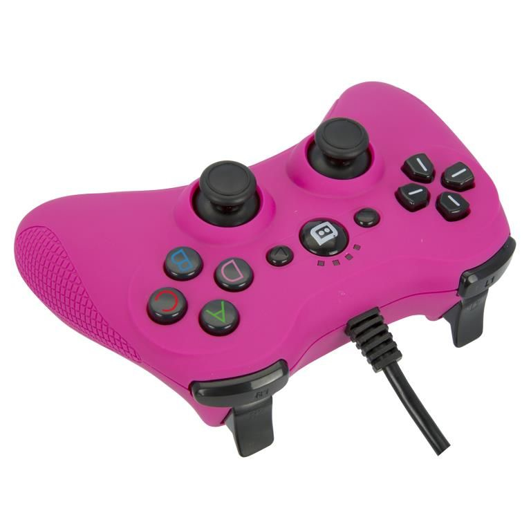 Konix 3328170240918 Gaming Controller Pink USB Gamepad Analogue / Digital PC, Playstation 3 – image 2