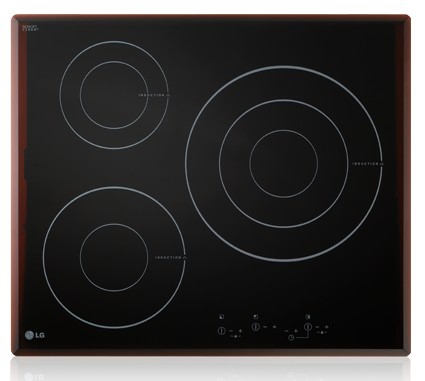 LG KA67210FS hob Black Built-in Zone induction hob 3 zone(s)