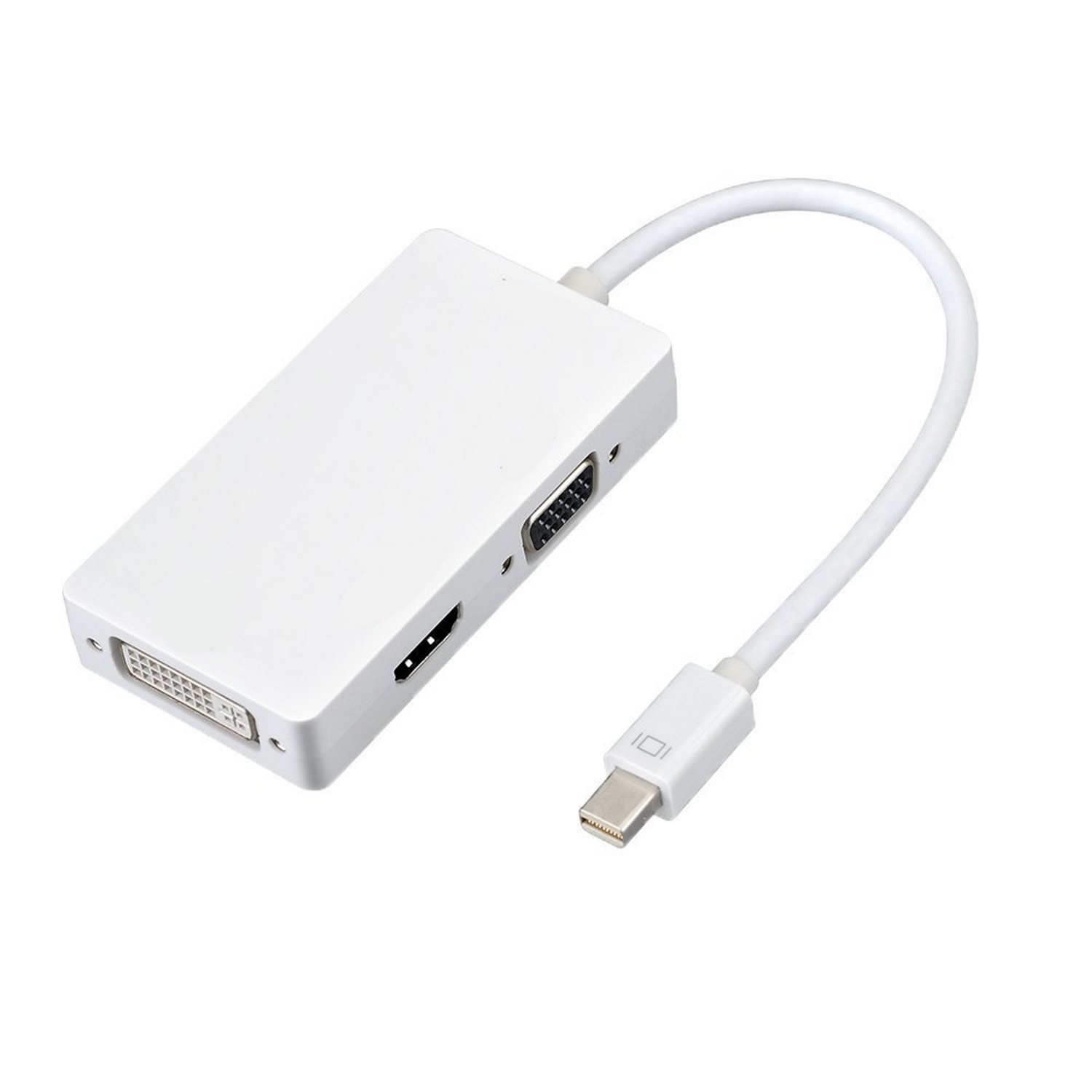 Ewent EW-140512-001-B-P laptop dock/port replicator Mini DisplayPort White – image 2