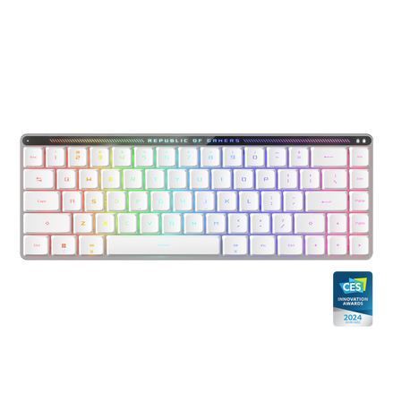 ASUS 90MP03EC-BKSA10 keyboard Gaming USB + RF Wireless + Bluetooth White – image 9