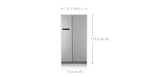 Samsung RSA1NTPE side-by-side refrigerator – image 2
