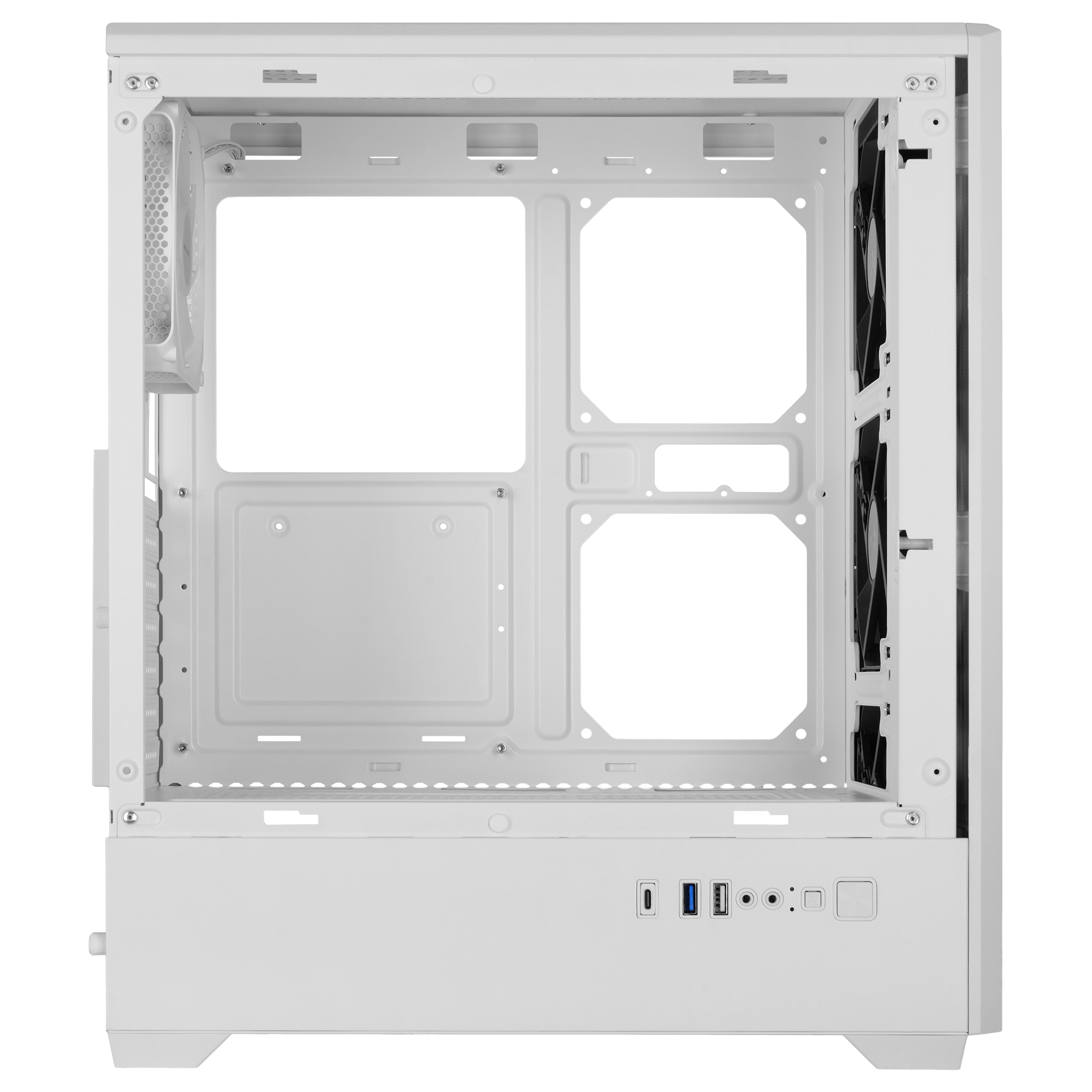 Mars Gaming MCQUANTUMW computer case Midi Tower White – image 7