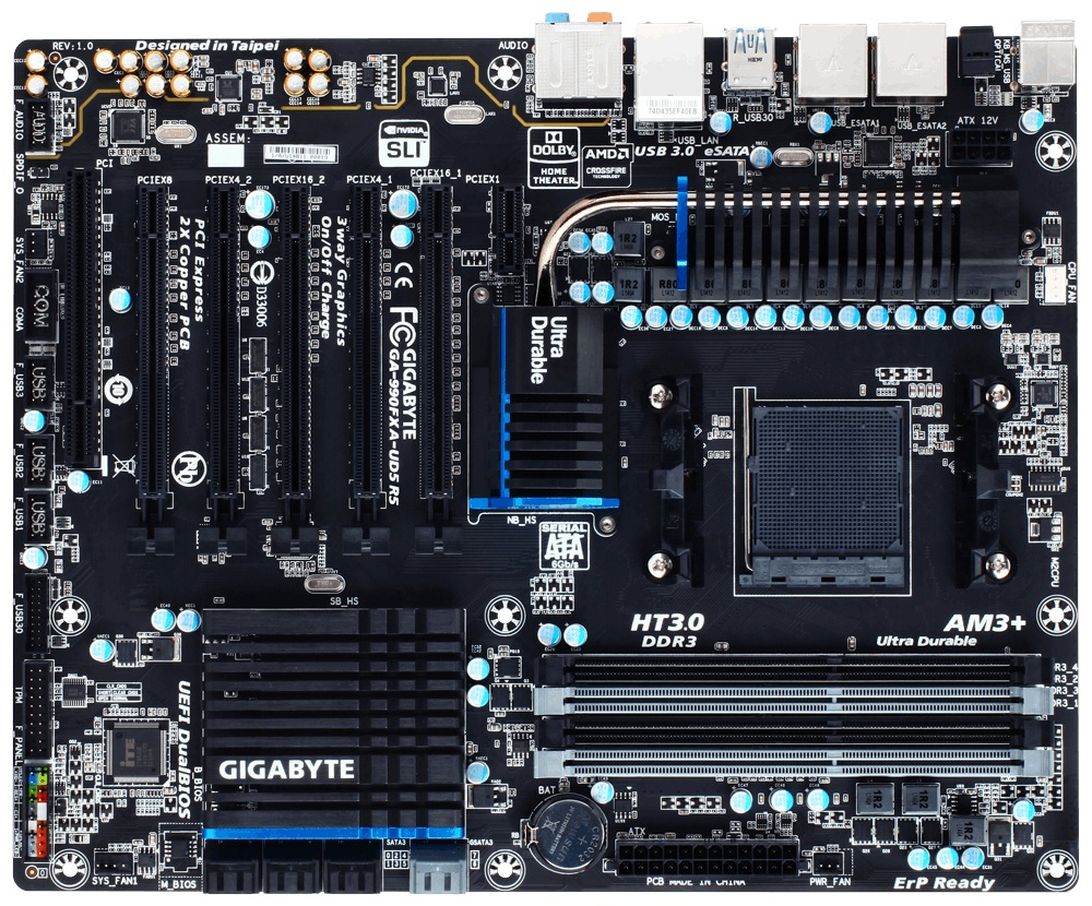 GIGABYTE GA-990FXA-UD5 R5 – image 1