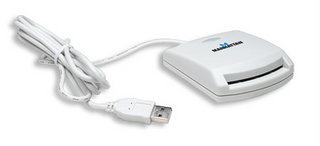 Manhattan 172844 smart card reader USB 1.1 White – image 2