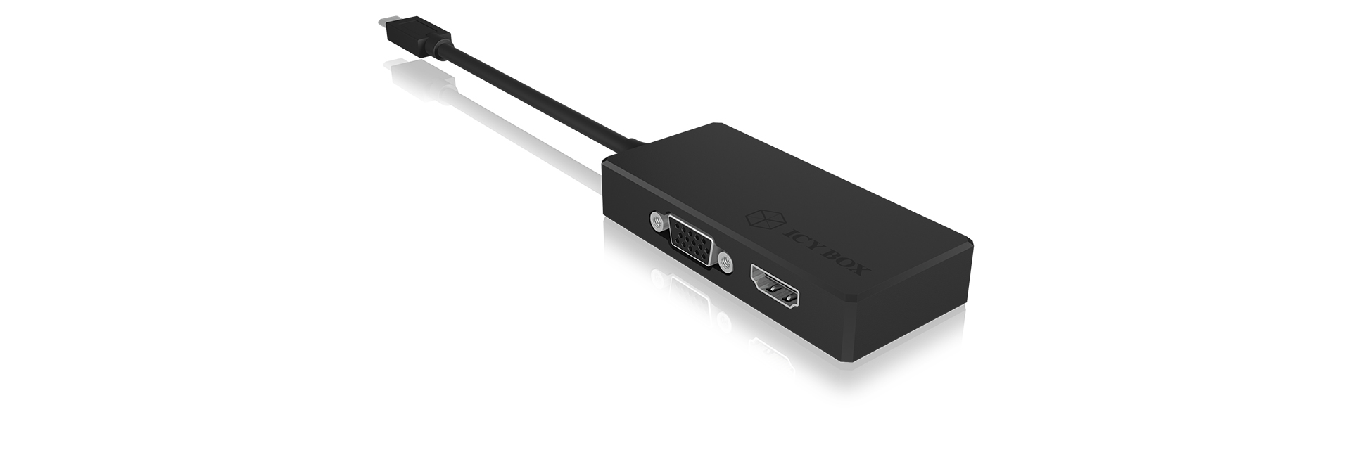 ICY BOX IB-DK2103-C USB graphics adapter Black – image 4