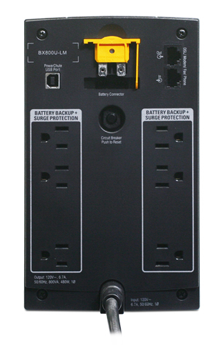 APC BX800U-LM uninterruptible power supply (UPS) Line-Interactive 0.8 kVA – image 2