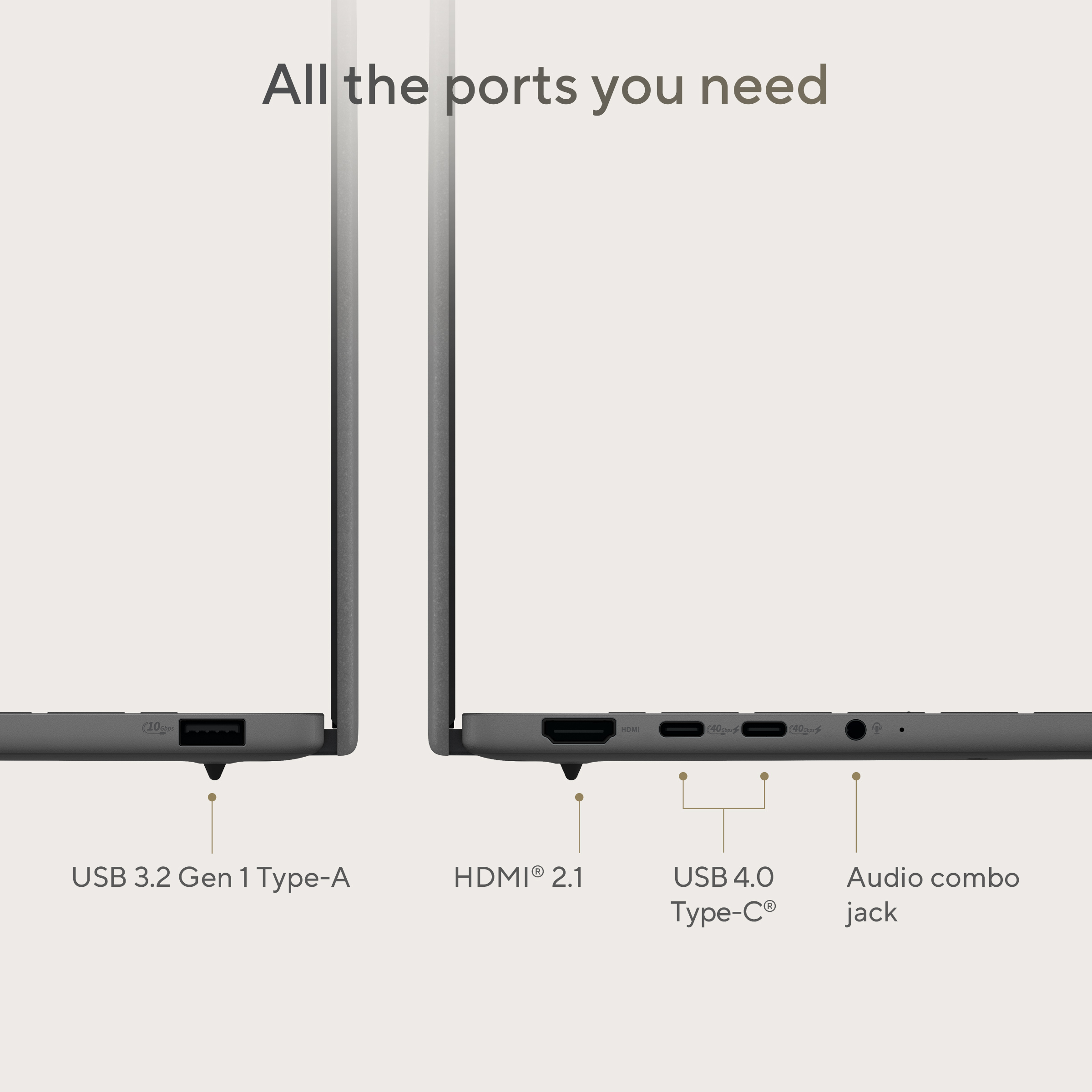 ASUS Zenbook A14 UX3407QA-QD237W Copilot+ PC Snapdragon X1-26-100 Laptop 35.6 cm (14″) WUXGA 16 GB LPDDR5x-SDRAM 1 TB SSD Wi-Fi 6E (802.11ax) Windows 11 Home Dutch Grey image 22