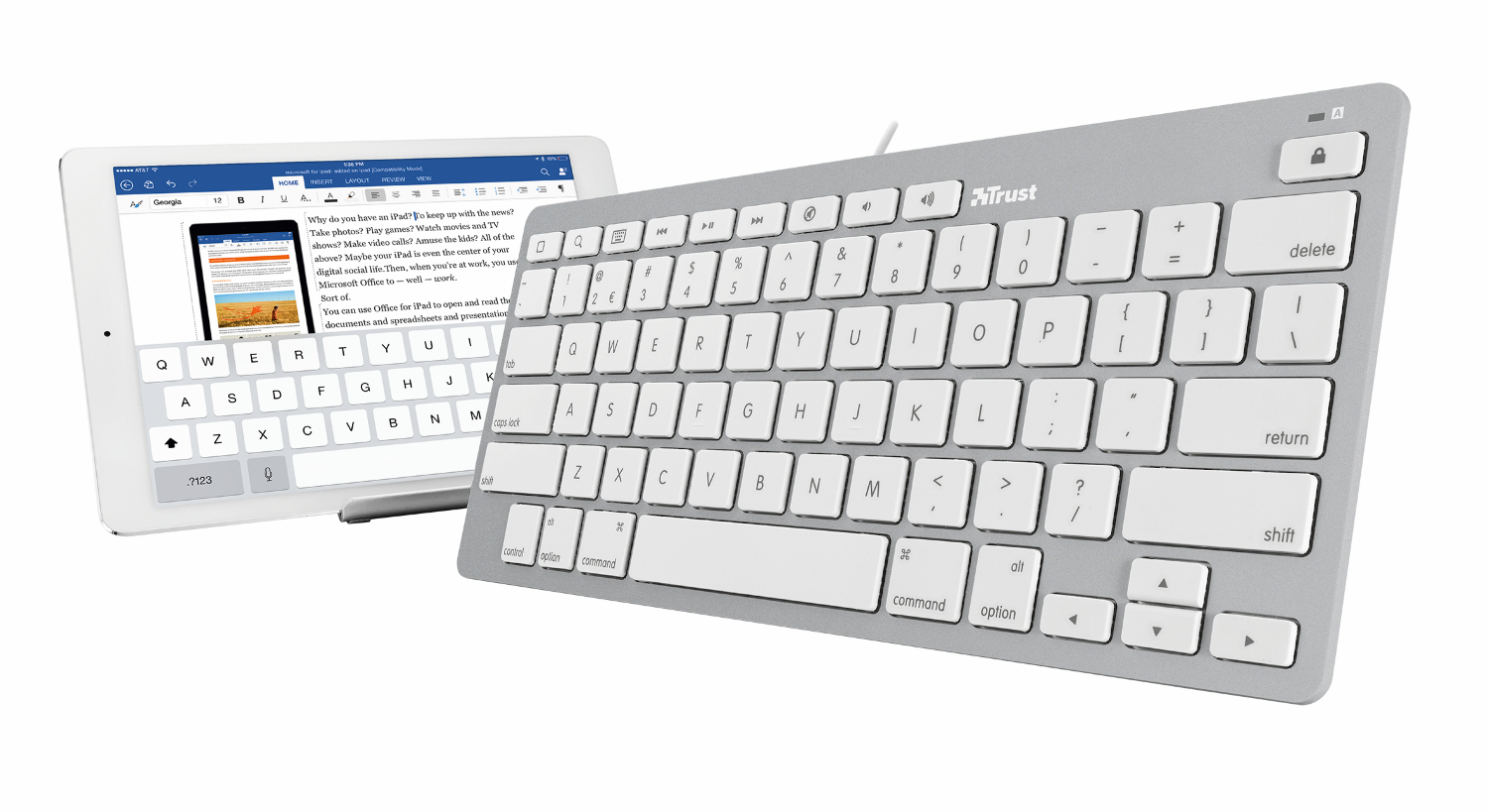 Trust Multimedia Keyboard for iPad & iPhone FR – image 5