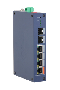 Dahua Technology CHS4206-4GT-60 network switch Managed L2 Gigabit Ethernet (10/100/1000) Power over Ethernet (PoE) Desktop Blue – image 2