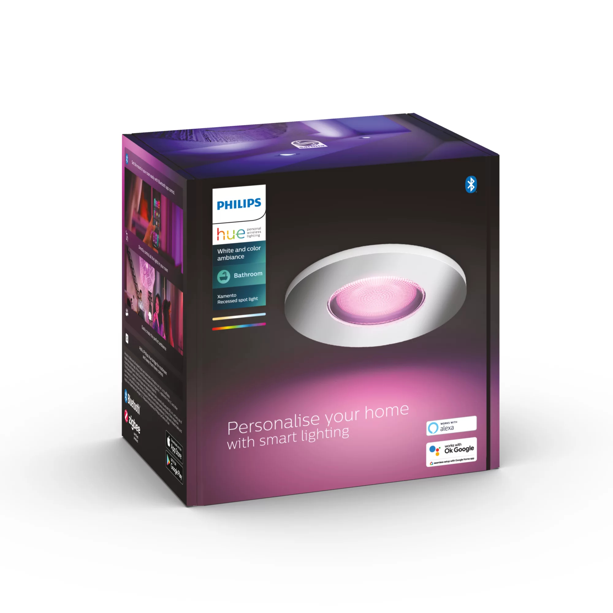 Philips by Signify Philips Hue White and colour ambience Xamento recessed spotlight – image 4