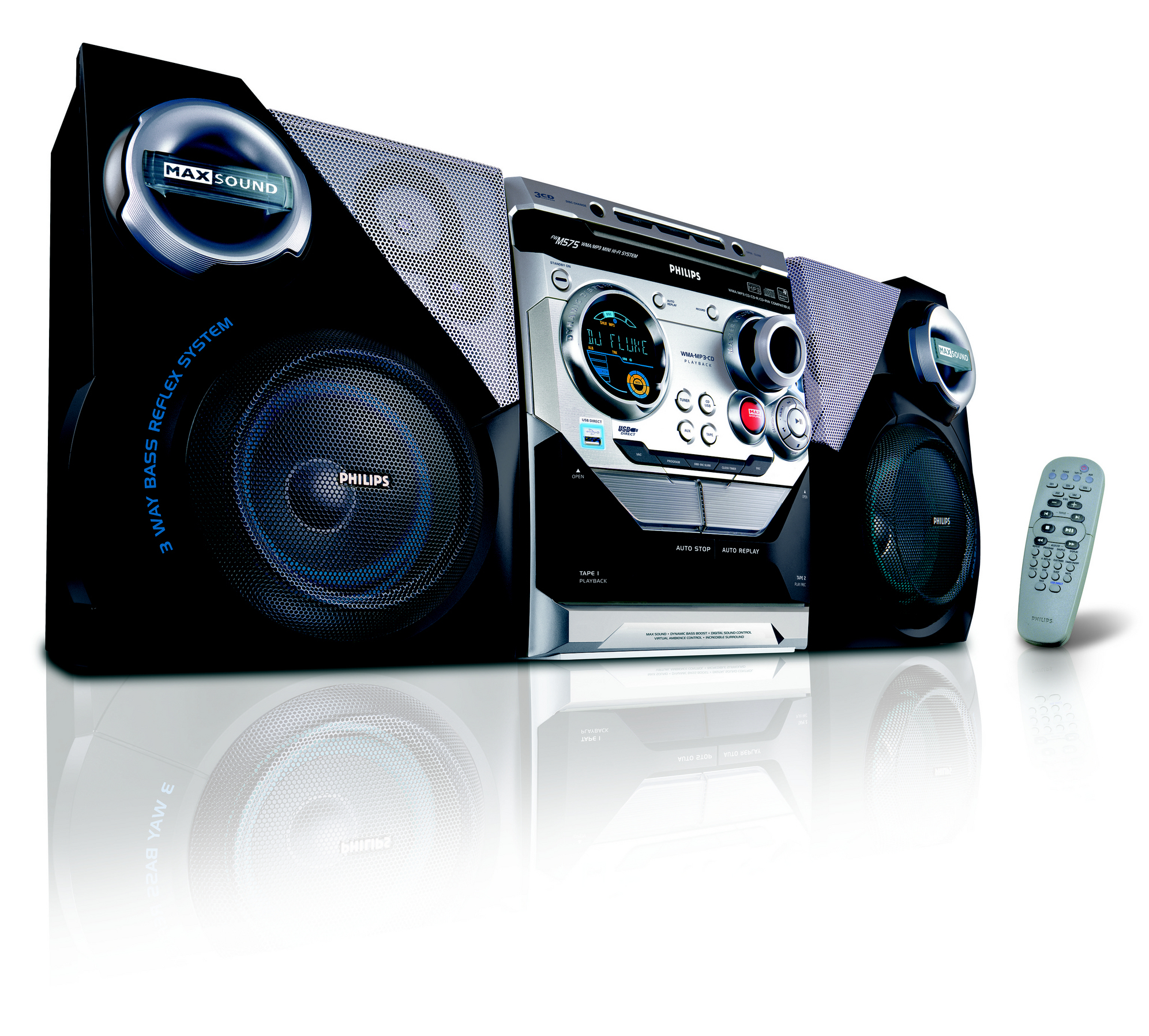 Philips FWM575 MP3/WMA Mini Hi-Fi System