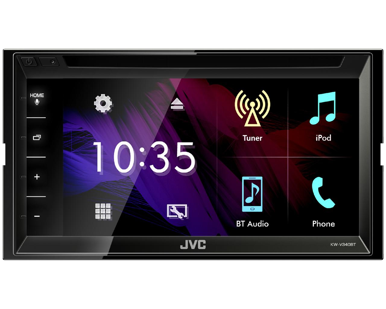 JVC KW-V340BT car media receiver Black