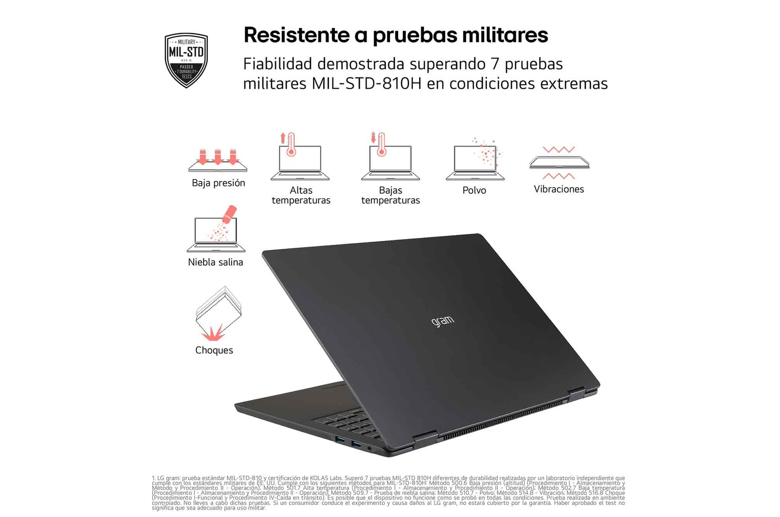 Portátil - LG 16Z90TR-E.AD88B, 16" WQXGA, Intel® Evo™ Edition Core™ Ultra 7-255H, 32 GB RAM, 1 TB SSD, GeForce RTX™ 5050, W11H - imagen 6