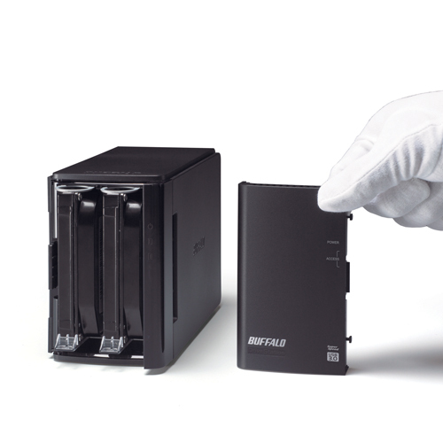 Buffalo HD-WL2TU3R1 disk array Black – image 2