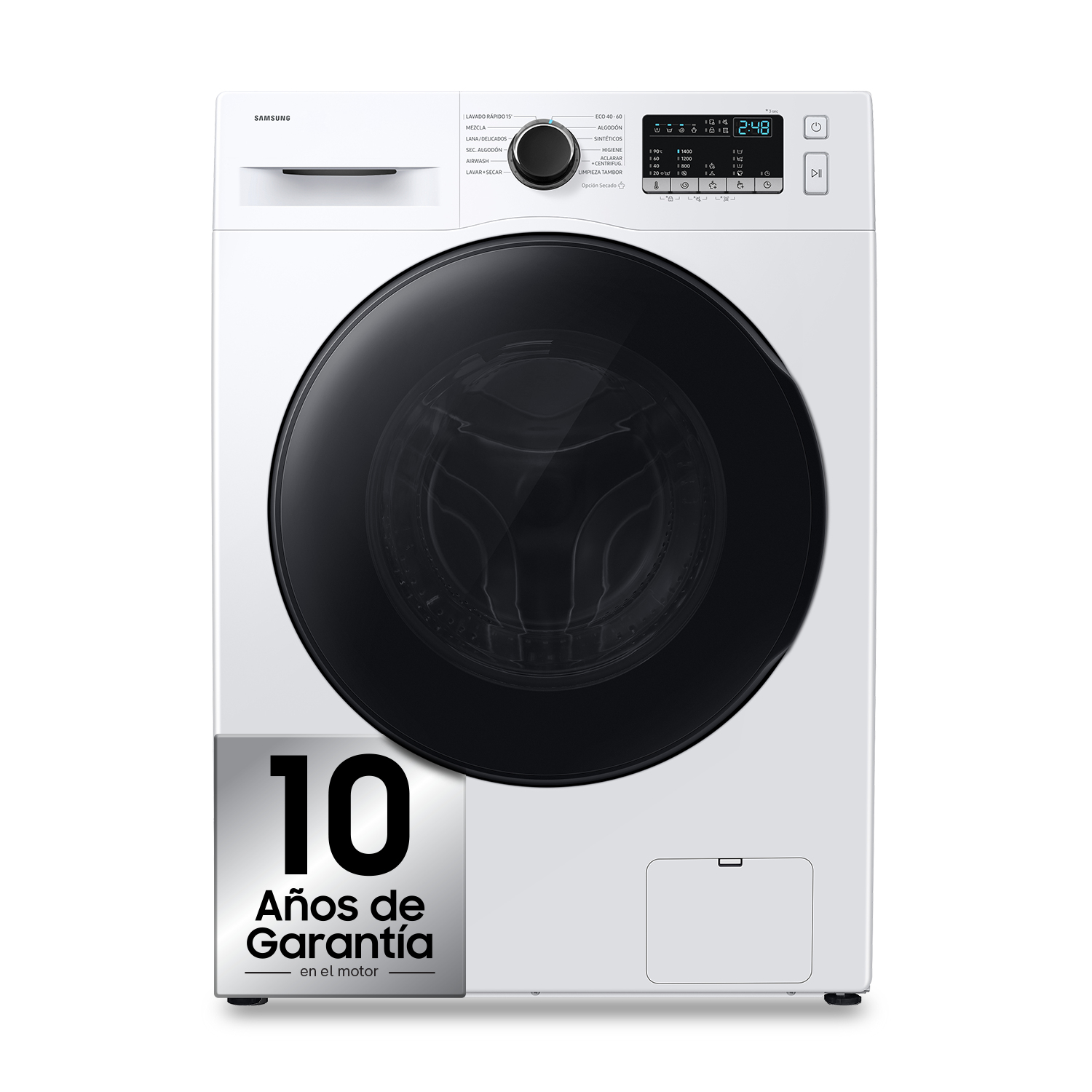 Samsung WD80HG4U04BEEC washer dryer Freestanding Front-load White – image 3