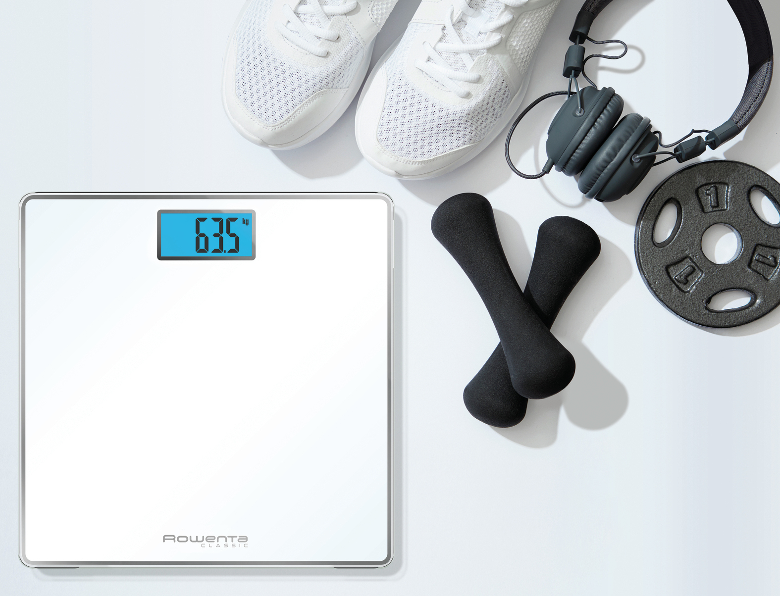 Rowenta Classic BS1501 Square White Electronic personal scale – image 5
