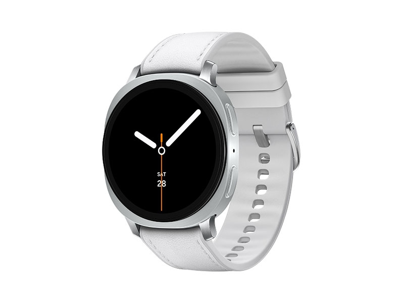 Samsung Galaxy Watch 8, LTE + Bluetooth, 44mm, Sport Band, White, S/M + Hybrid Band, White – image 1