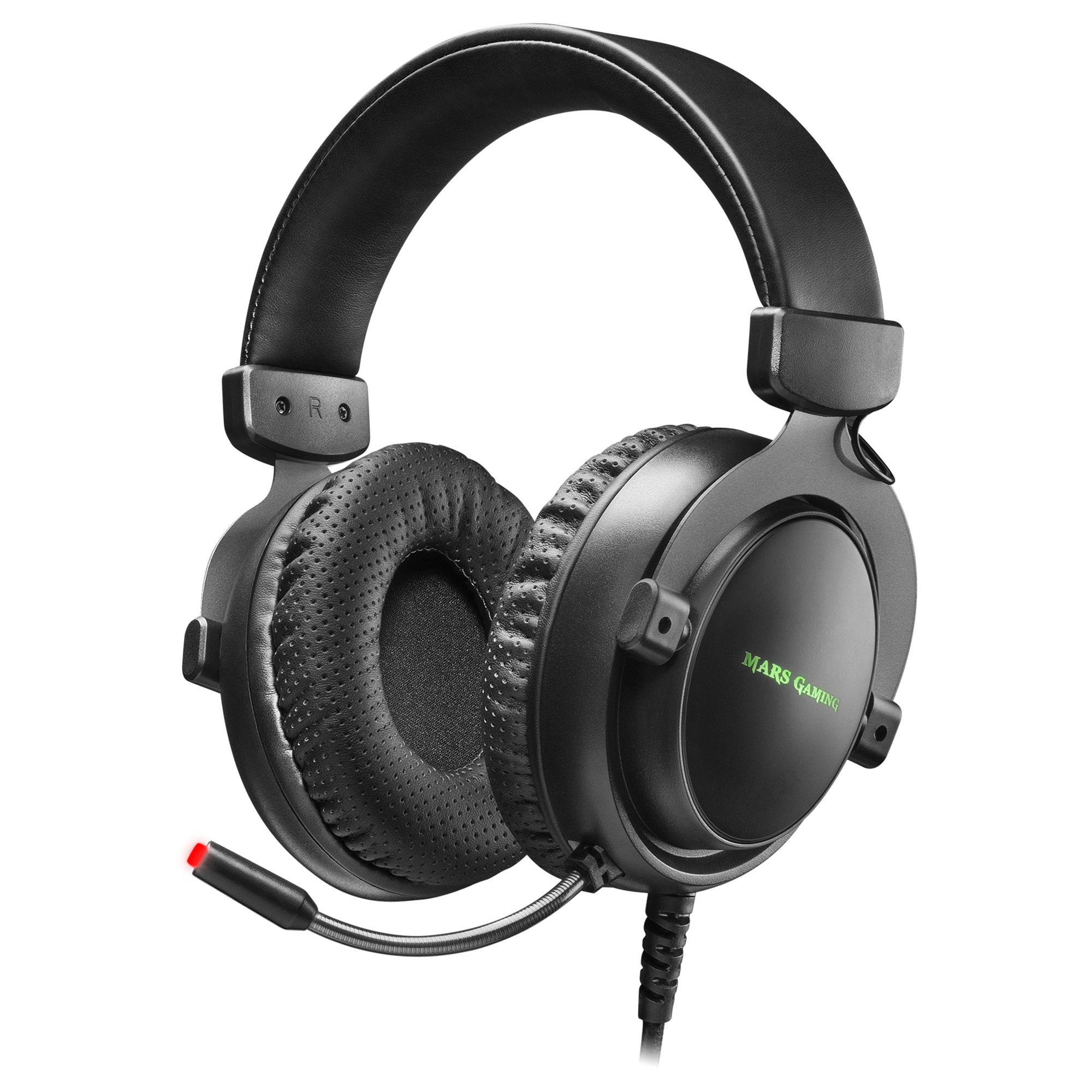 Mars Gaming MH4X headphones/headset Wired Head-band Black, Grey – image 1