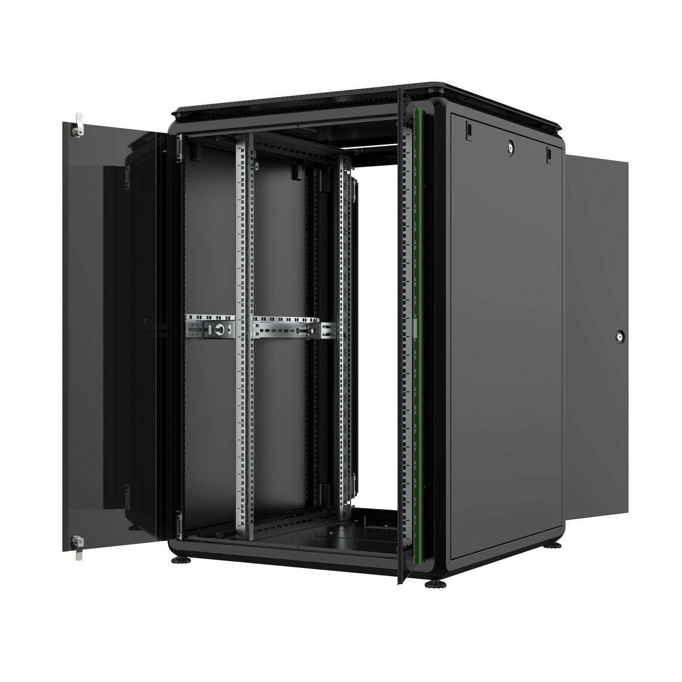Lanview RDL22U88BL rack cabinet 22U Freestanding rack Black – image 2