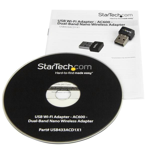 StarTech.com USB Wi-Fi Adapter - AC600 - Dual-Band Nano Wireless Adapter – image 4