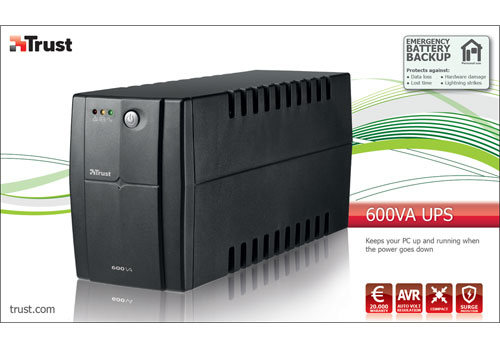 Trust 17706 uninterruptible power supply (UPS) 0.6 kVA – image 2