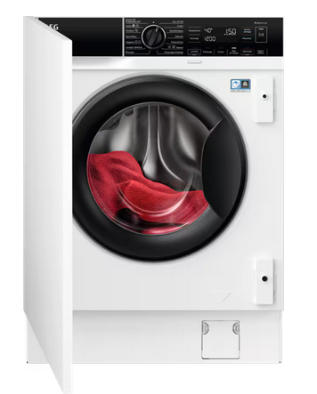 AEG Series 8000 LWG88416BI washer dryer Built-in Front-load White