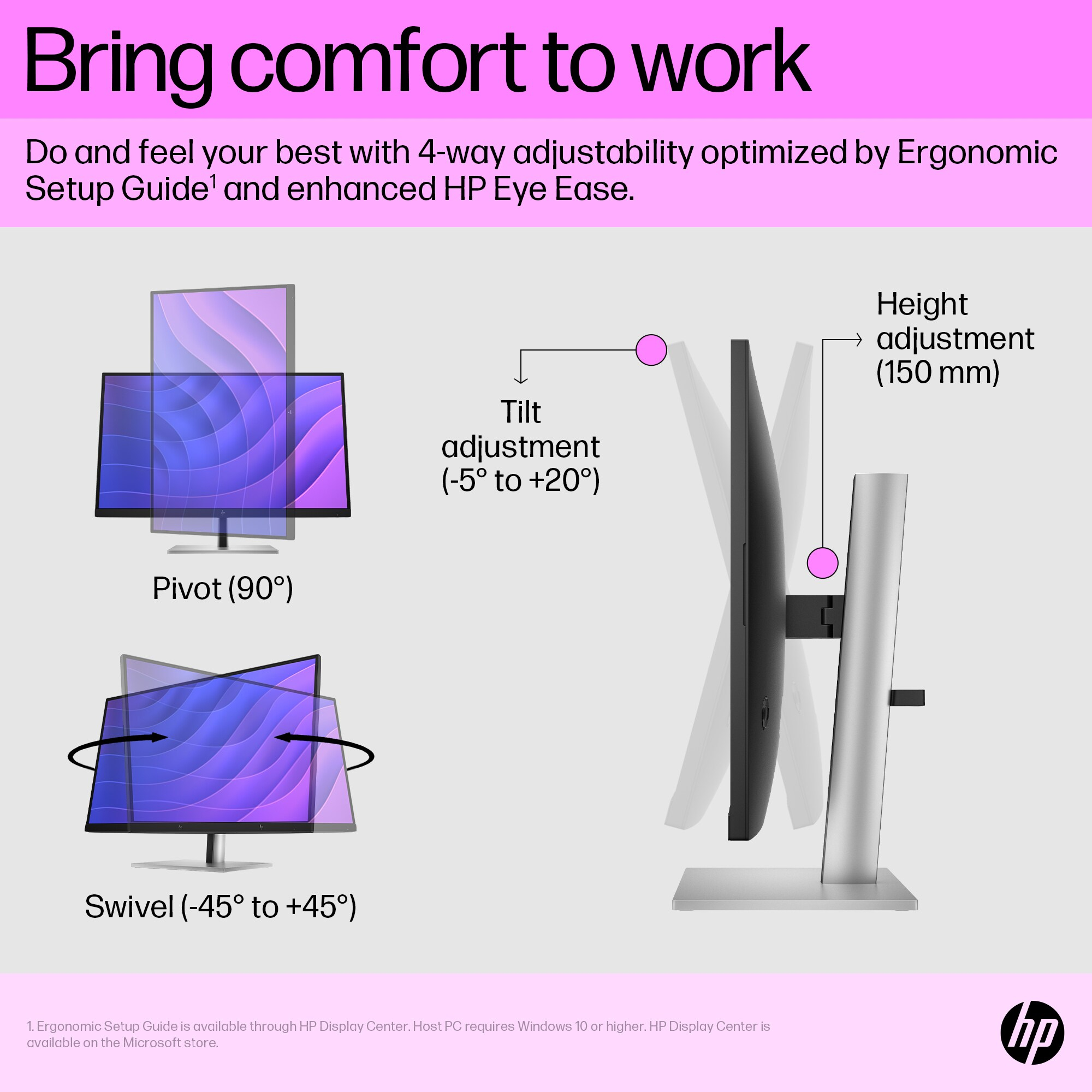 HP E27q G5 QHD Monitor – image 7
