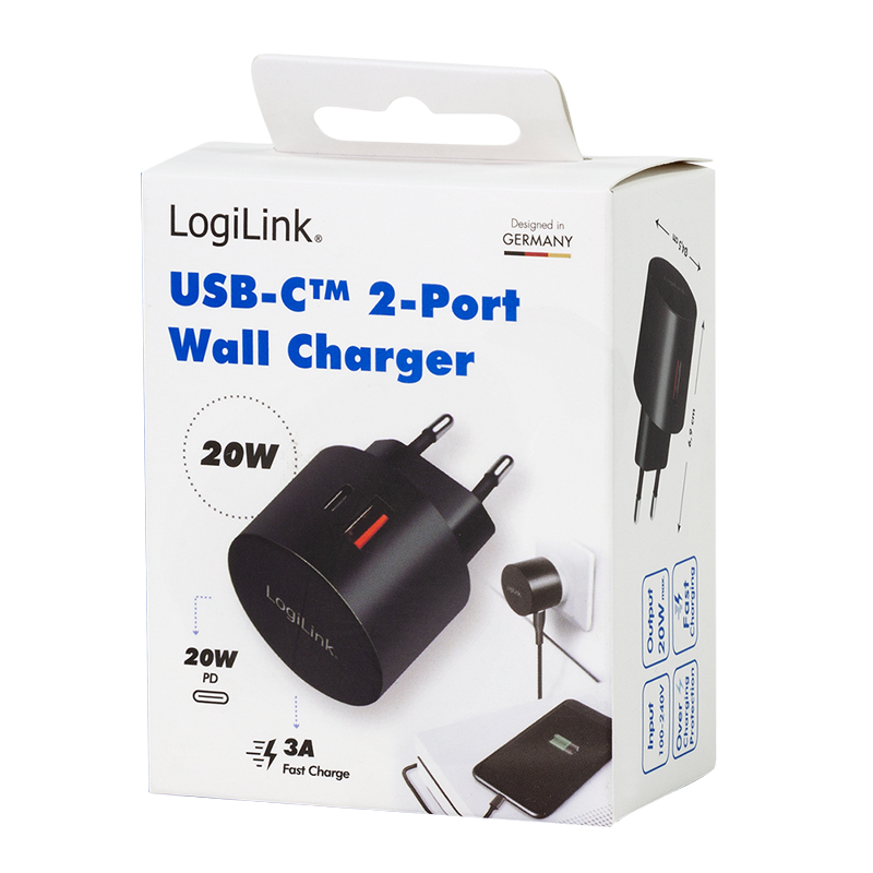 LogiLink PA0274 mobile device charger Smartphone, Tablet Black AC Fast charging Indoor – image 6