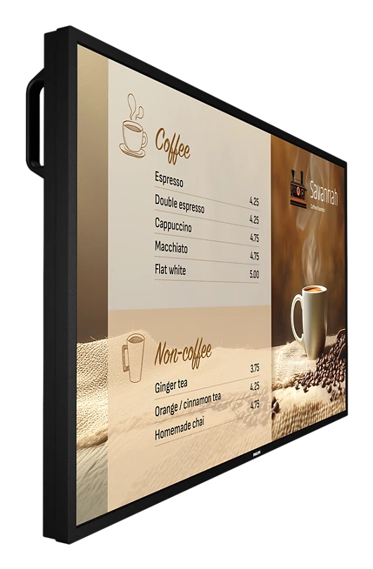 Philips 6000 series 43BDL6017P Digital signage flat panel 108 cm (42.5") LCD 800 cd/m² 4K Ultra HD Black Built-in processor Android 14 24/7